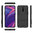Slim Armour Tough Shockproof Case & Stand for Oppo R17 Pro - Black